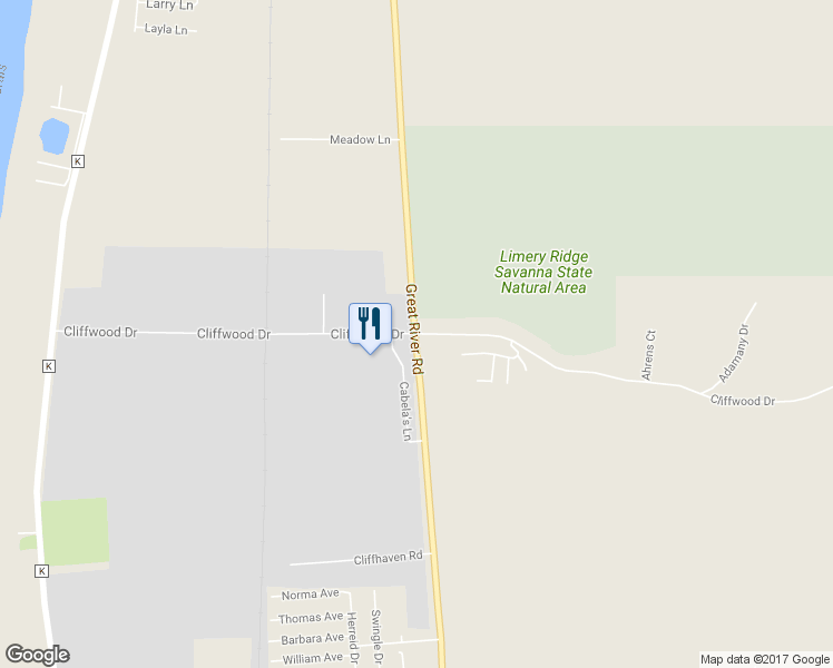 map of restaurants, bars, coffee shops, grocery stores, and more near 63504 Cliffwood Drive in Prairie du Chien