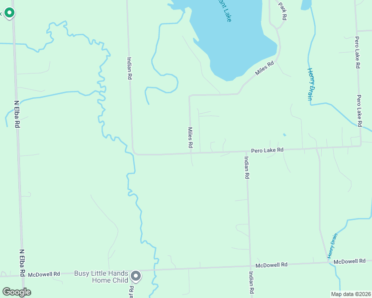 map of restaurants, bars, coffee shops, grocery stores, and more near 1730 Indian Road in Lapeer