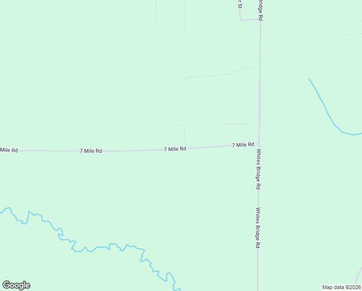 map of restaurants, bars, coffee shops, grocery stores, and more near 9806 7 Mile Road in Belding