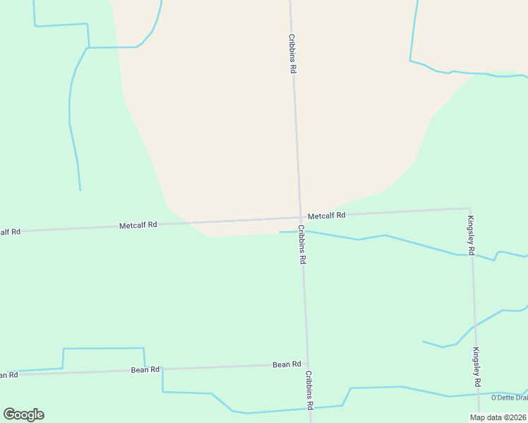 map of restaurants, bars, coffee shops, grocery stores, and more near 7560 Metcalf Road in Avoca