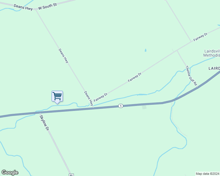 map of restaurants, bars, coffee shops, grocery stores, and more near 6700 Fairway Drive in Vernon