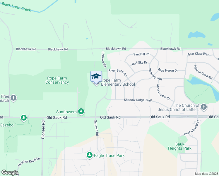 map of restaurants, bars, coffee shops, grocery stores, and more near 910 Blue Aster Trace in Middleton