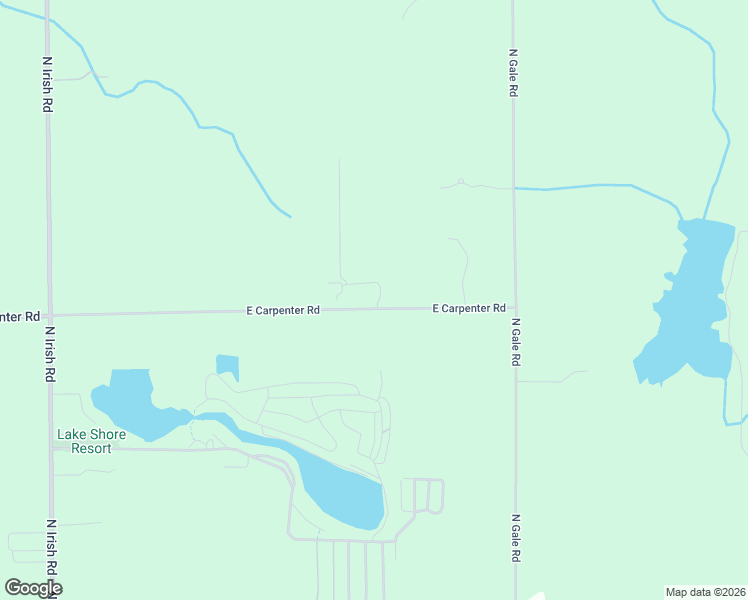 map of restaurants, bars, coffee shops, grocery stores, and more near 8367 Carpenter Road in Davison
