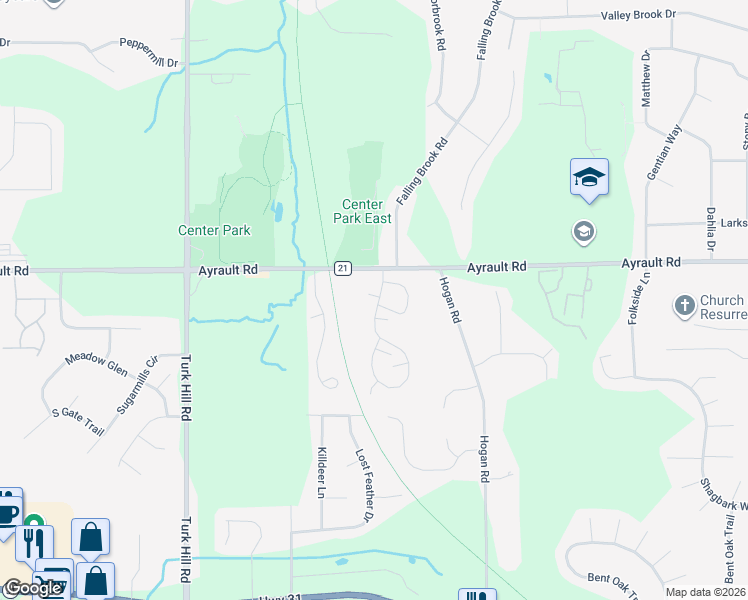 map of restaurants, bars, coffee shops, grocery stores, and more near 17 Willowick Drive in Fairport
