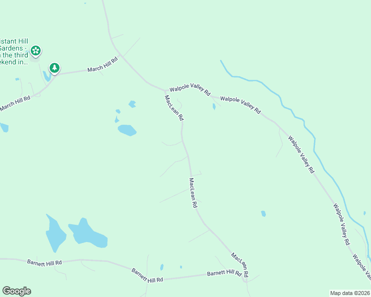 map of restaurants, bars, coffee shops, grocery stores, and more near 53 MacLean Road in Alstead