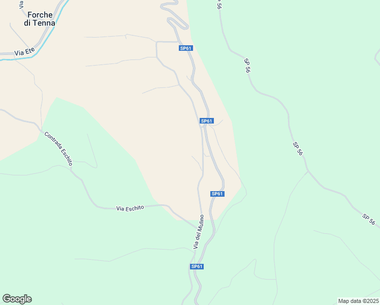 map of restaurants, bars, coffee shops, grocery stores, and more near Strada Provinciale 61 in Fermo