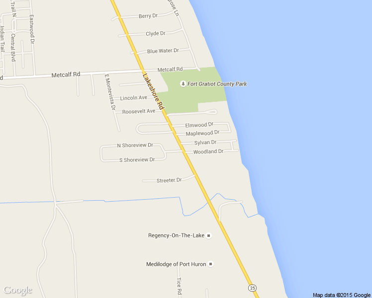 map of restaurants, bars, coffee shops, grocery stores, and more near 5842 Lakeshore Rd in Fort Gratiot Township