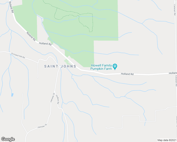 map of restaurants, bars, coffee shops, grocery stores, and more near 2960 Holland Road in Thorold