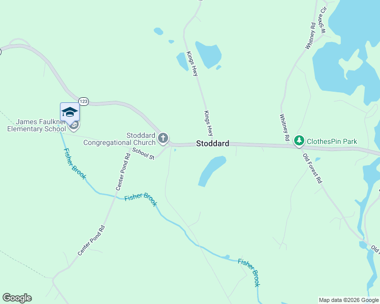 map of restaurants, bars, coffee shops, grocery stores, and more near in Stoddard