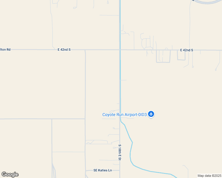 map of restaurants, bars, coffee shops, grocery stores, and more near 6117 South 18th East in Mountain Home
