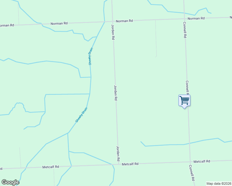 map of restaurants, bars, coffee shops, grocery stores, and more near Jorden Road in Yale