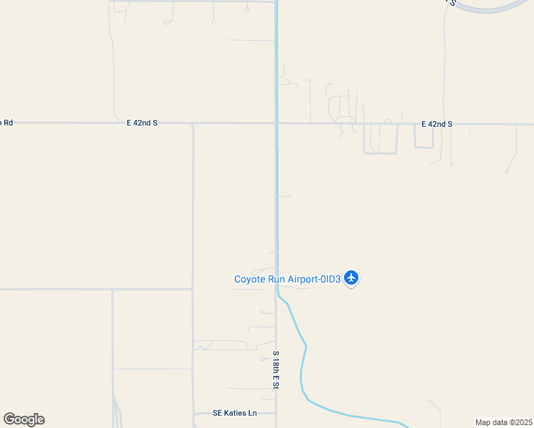 map of restaurants, bars, coffee shops, grocery stores, and more near 6117 South 18th East Street in Mountain Home