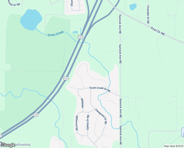 map of restaurants, bars, coffee shops, grocery stores, and more near 6350 Bentley Drive Northeast in Plainfield charter Township