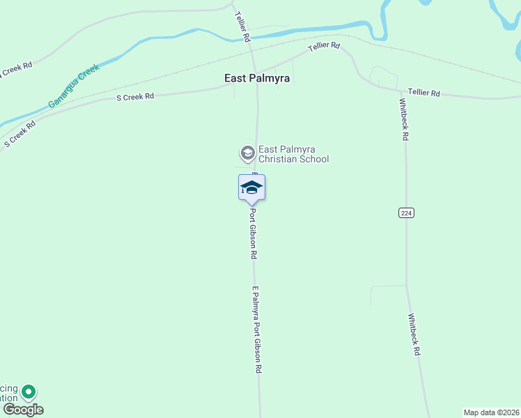 map of restaurants, bars, coffee shops, grocery stores, and more near 1958 East Palmyra Port Gibson Road in Newark