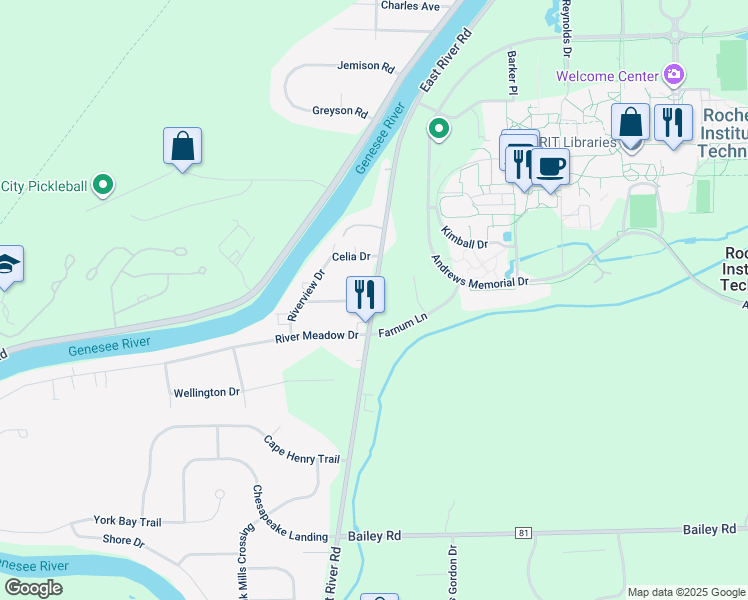 East River Road & Riverview Heights, Rochester NY Walk Score