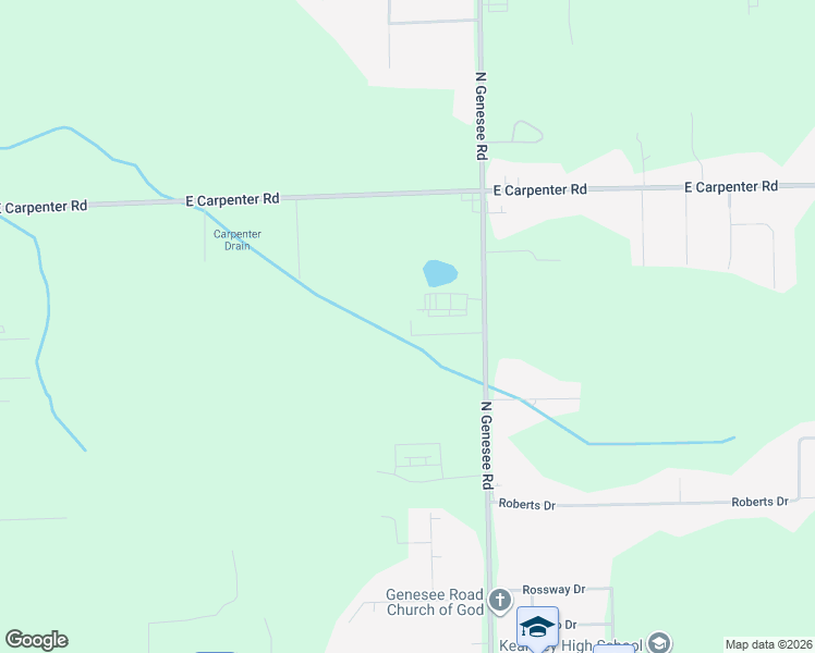 map of restaurants, bars, coffee shops, grocery stores, and more near 4437 Labean Court in Flint