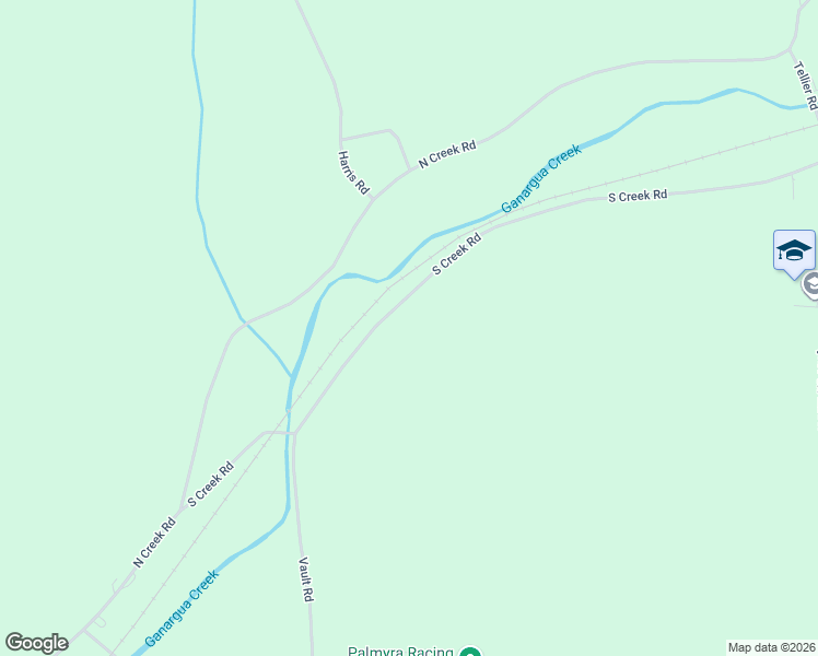 map of restaurants, bars, coffee shops, grocery stores, and more near 4330 S Creek Rd in Palmyra