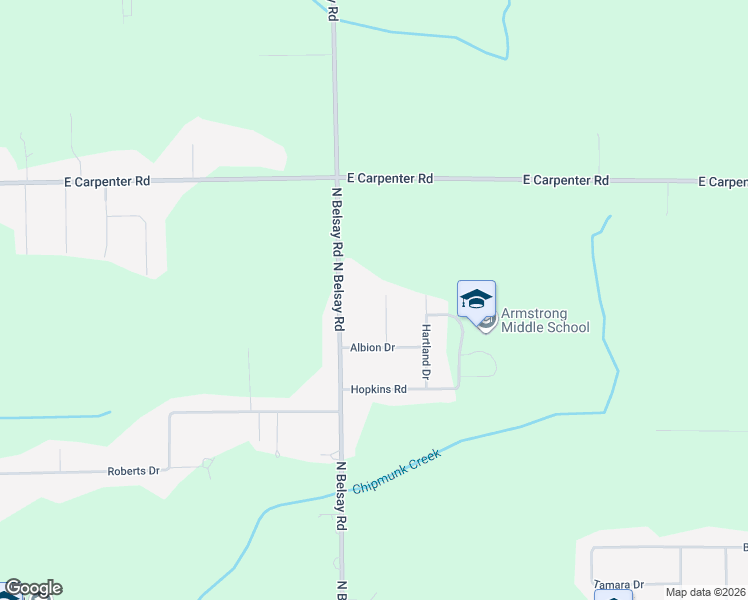map of restaurants, bars, coffee shops, grocery stores, and more near 5104 Arbor Lane in Flint