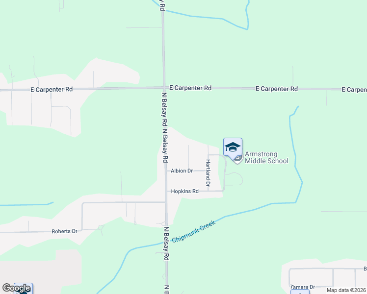 map of restaurants, bars, coffee shops, grocery stores, and more near 5104 Arbor Lane in Flint
