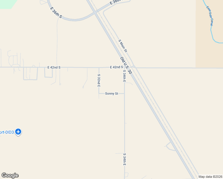 map of restaurants, bars, coffee shops, grocery stores, and more near 2299 Sonny Street in Mountain Home