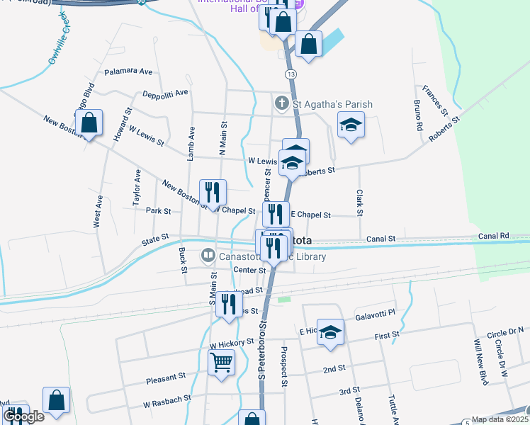 Chapel Street, Canastota NY Walk Score