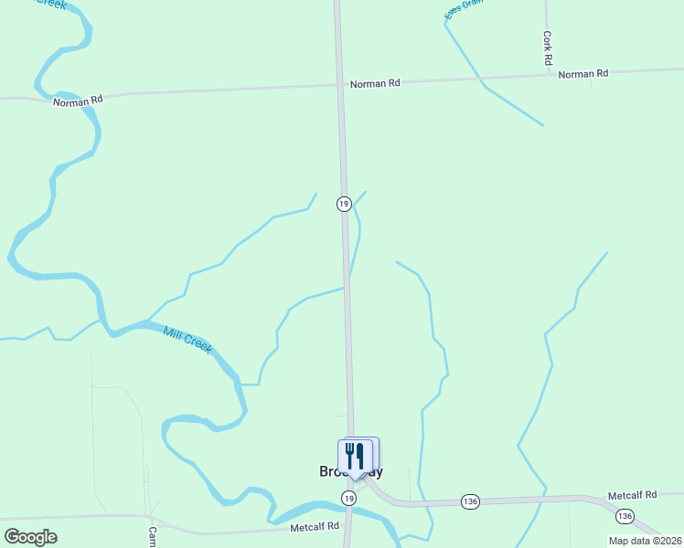 map of restaurants, bars, coffee shops, grocery stores, and more near 6281 Emmett Road in Yale