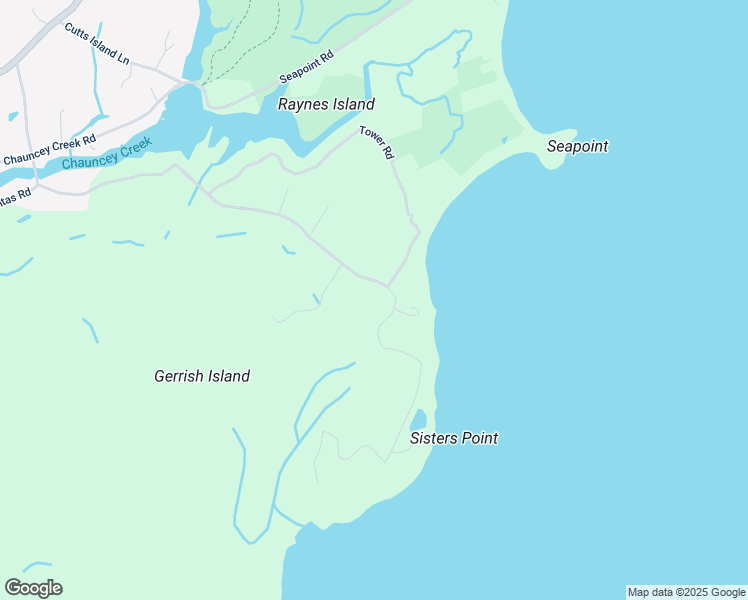 map of restaurants, bars, coffee shops, grocery stores, and more near 59 Goodwin Road in Kittery