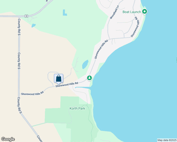 map of restaurants, bars, coffee shops, grocery stores, and more near N6503 Shorewood Hills Road in Lake Mills