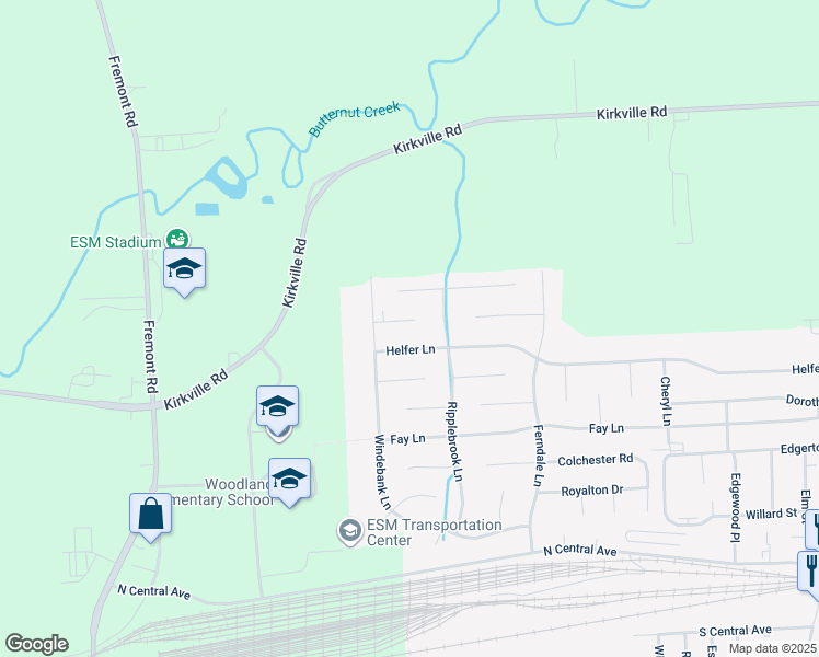 map of restaurants, bars, coffee shops, grocery stores, and more near 106 Flaxwood Lane in Minoa