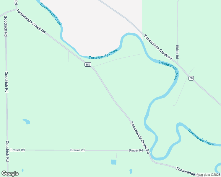 map of restaurants, bars, coffee shops, grocery stores, and more near 9830 Tonawanda Creek Road in Clarence Center