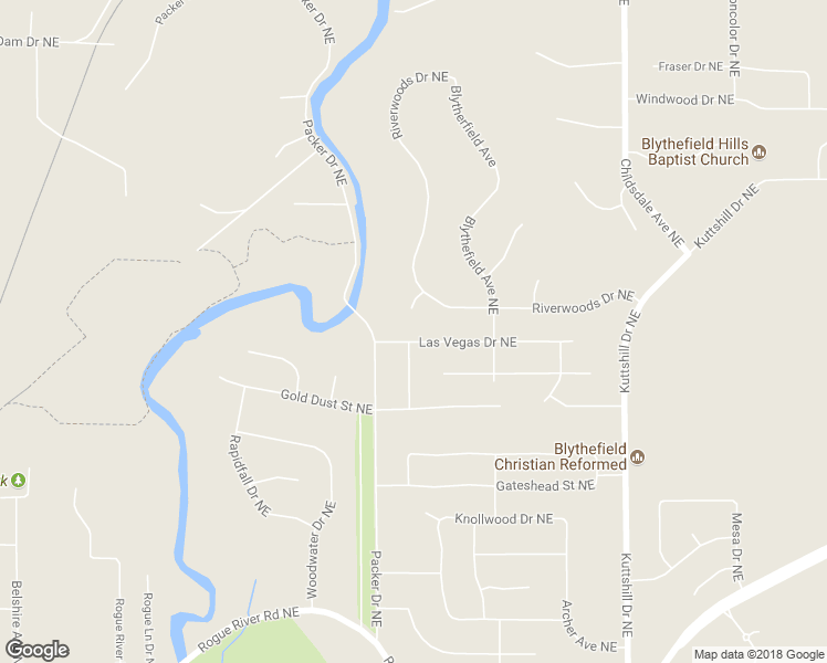 map of restaurants, bars, coffee shops, grocery stores, and more near 3263 Las Vegas Drive Northeast in Plainfield charter Township