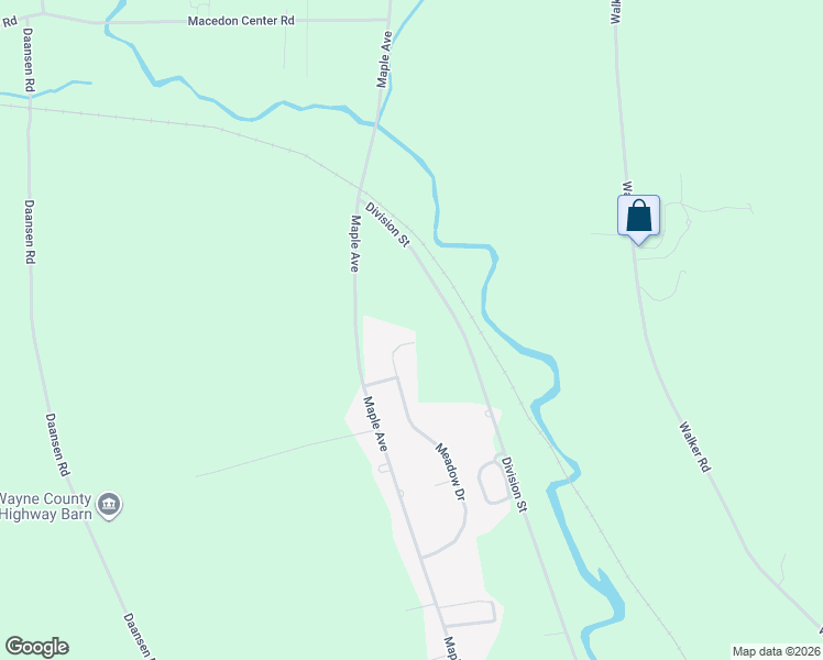 map of restaurants, bars, coffee shops, grocery stores, and more near 2098 Meadow Dr Spur in Palmyra