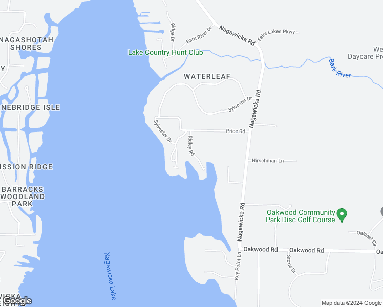 map of restaurants, bars, coffee shops, grocery stores, and more near 2813 Ridley Road in Hartland