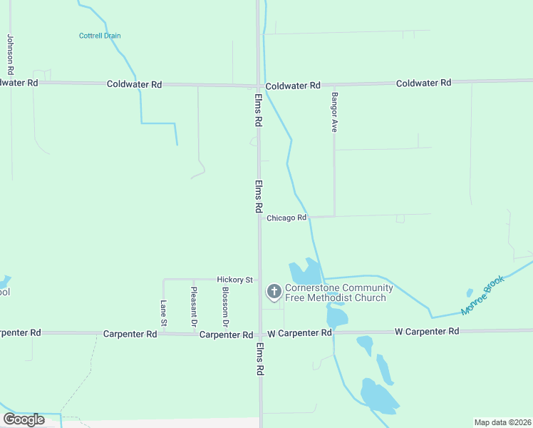 map of restaurants, bars, coffee shops, grocery stores, and more near 6519 Chicago Road in Flushing