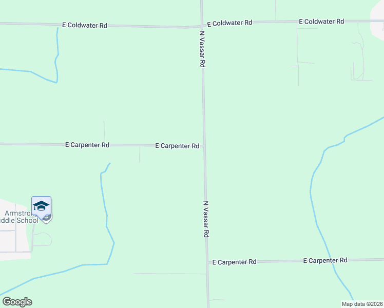 map of restaurants, bars, coffee shops, grocery stores, and more near 6496 East Carpenter Road in Flint