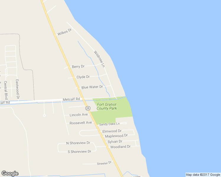 map of restaurants, bars, coffee shops, grocery stores, and more near 6025 Wildrose Lane in Fort Gratiot Township