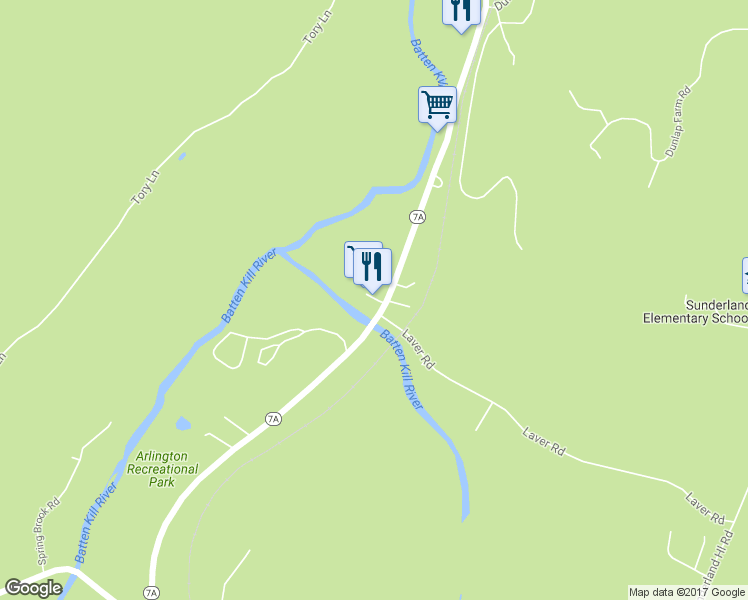map of restaurants, bars, coffee shops, grocery stores, and more near 29 Sugar Shack Lane in Arlington
