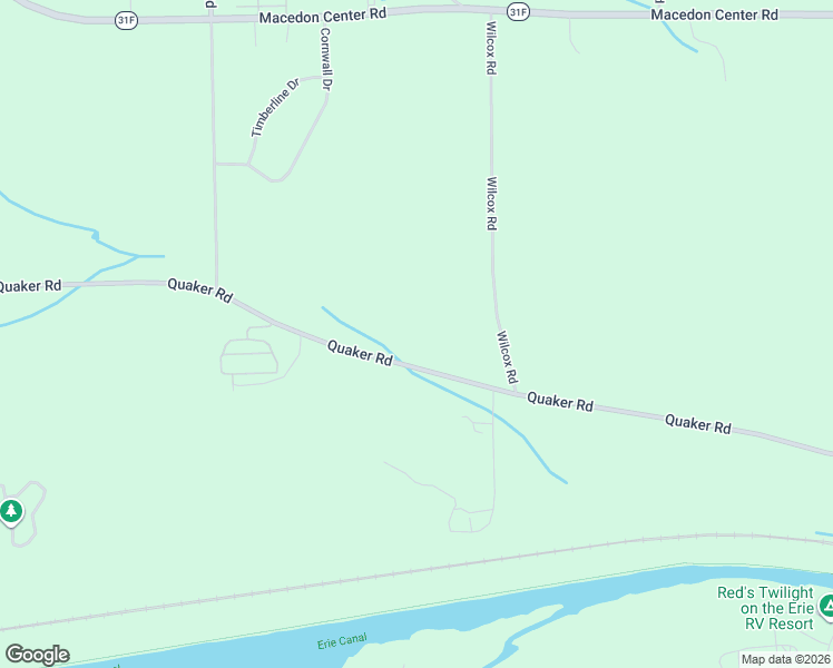 map of restaurants, bars, coffee shops, grocery stores, and more near 689 Quaker Road in Macedon