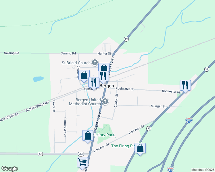 map of restaurants, bars, coffee shops, grocery stores, and more near in Bergen