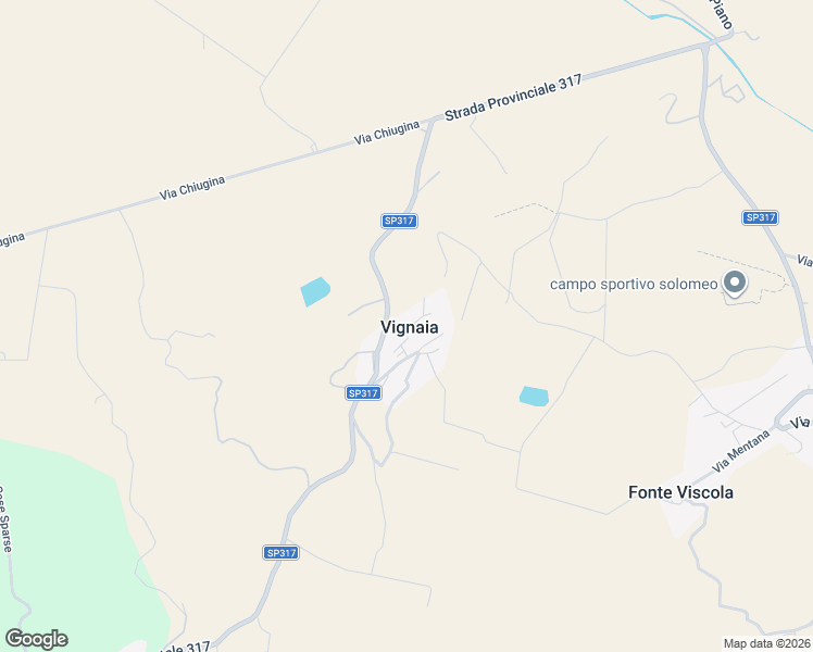 map of restaurants, bars, coffee shops, grocery stores, and more near 5 Via delle Messi in Vignaia