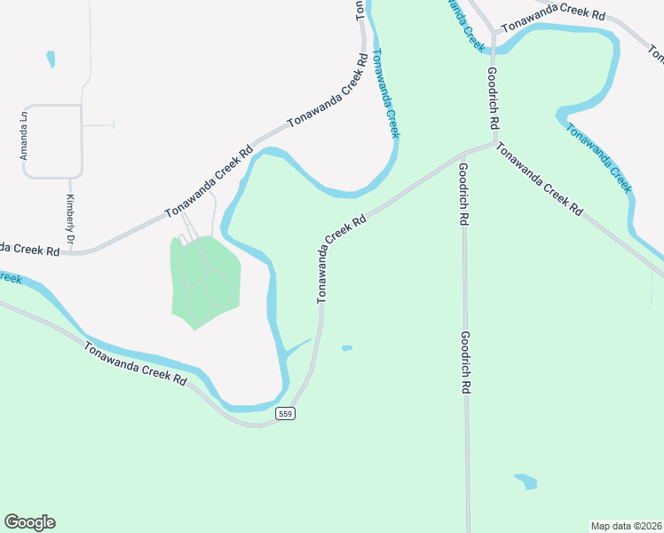 map of restaurants, bars, coffee shops, grocery stores, and more near 9295 Tonawanda Creek Road in Clarence Center