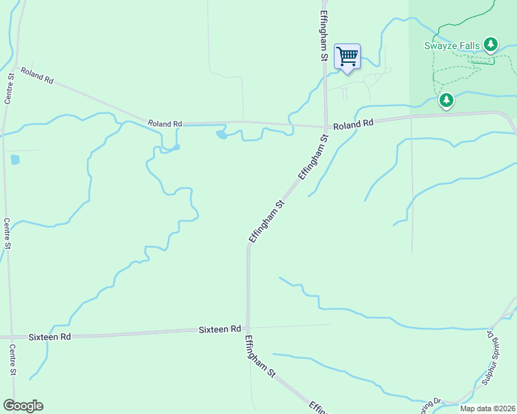 map of restaurants, bars, coffee shops, grocery stores, and more near 2400 Effingham Street in Pelham