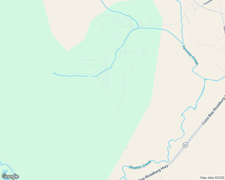 map of restaurants, bars, coffee shops, grocery stores, and more near 1070 Lockwood Road in Roseburg