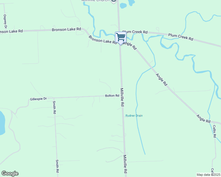 map of restaurants, bars, coffee shops, grocery stores, and more near 2030 Townline Drive in Lapeer