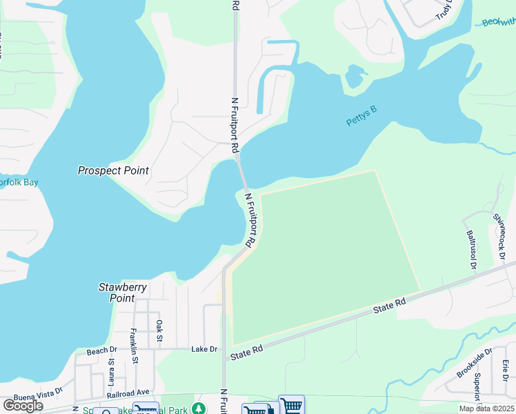 map of restaurants, bars, coffee shops, grocery stores, and more near 17531 North Fruitport Road in Spring Lake