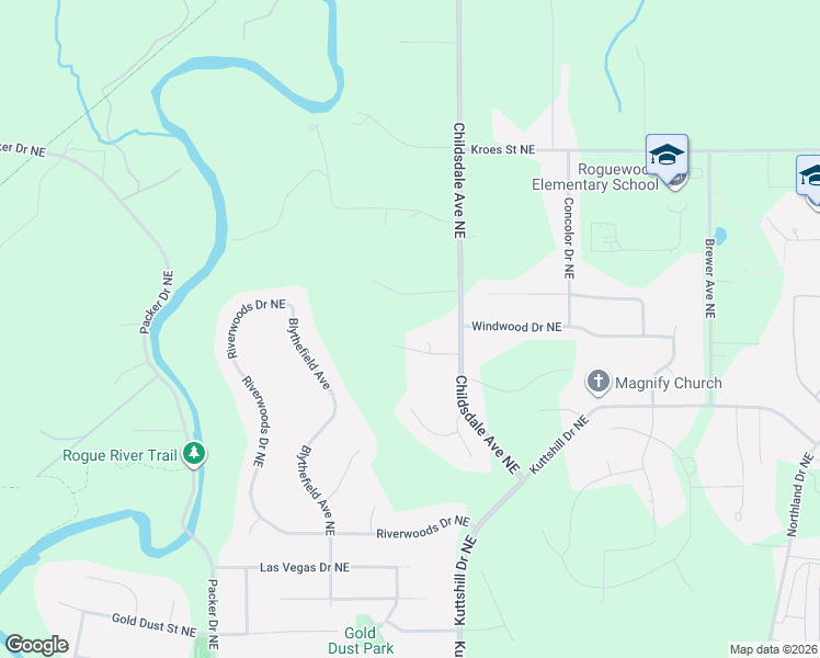 map of restaurants, bars, coffee shops, grocery stores, and more near 6897 Childsdale Avenue Northeast in Rockford