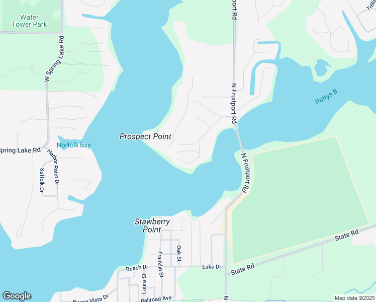 map of restaurants, bars, coffee shops, grocery stores, and more near 15700 North Prospect Point Drive in Spring Lake
