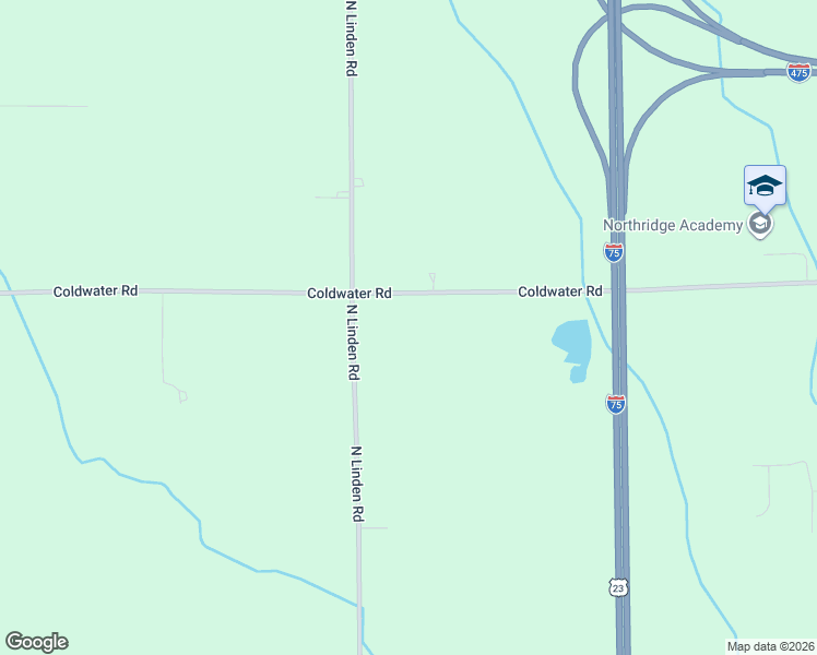 map of restaurants, bars, coffee shops, grocery stores, and more near 4481 Coldwater Road in Flint