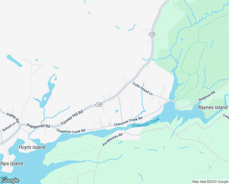 map of restaurants, bars, coffee shops, grocery stores, and more near 53 Tenney Hill Road in Kittery