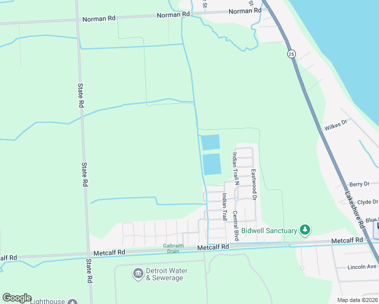 map of restaurants, bars, coffee shops, grocery stores, and more near in Fort Gratiot Township